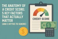 The Anatomy of a Credit Score 5 Key Factors That Actually Matter (And 3 Myths to Ignore)