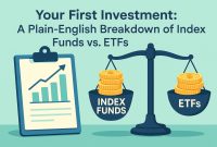 Your First Investment A Plain-English Breakdown of Index Funds vs. ETFs Your First Investment A Plain-English Breakdown of Index Funds vs. ETFs